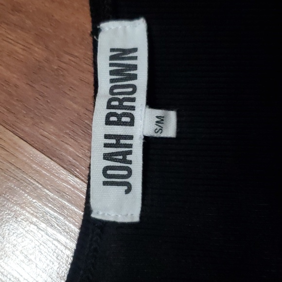 Joah Brown Long sleeve cut out long sleeve ribb top in s/m - Picture 6 of 8